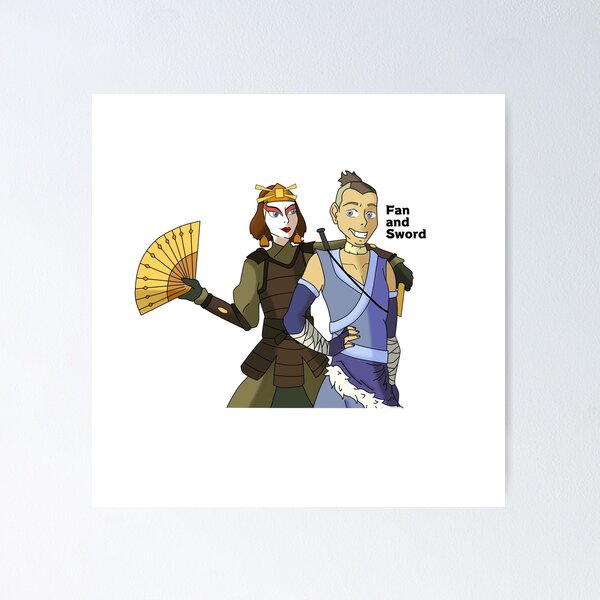 Item preview, Sokka and Suki designed and sold by dabidraws.