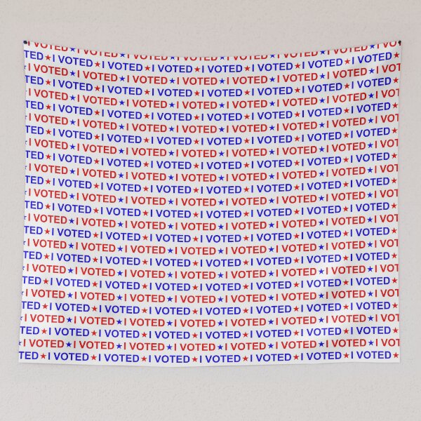 Item preview, I Voted Text Pattern designed and sold by unsweetea.