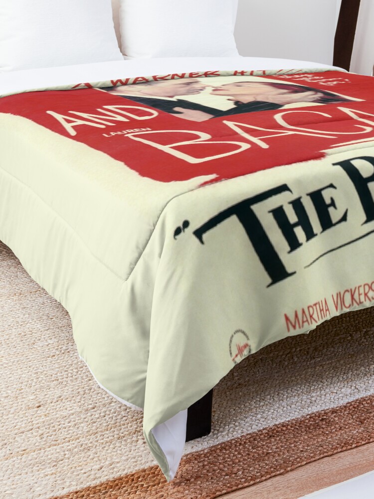Alternate view of The Big Sleep - vintage movie poster (Bogart, Bacall) Comforter