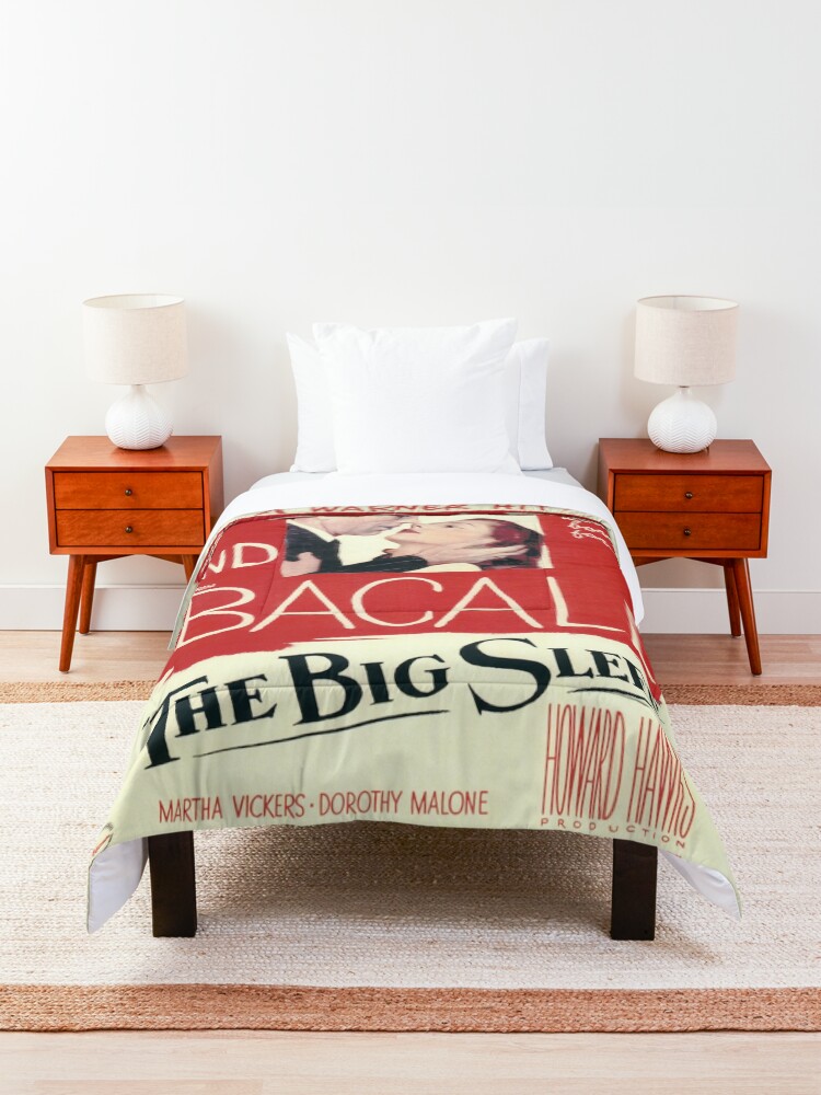 Alternate view of The Big Sleep - vintage movie poster (Bogart, Bacall) Comforter