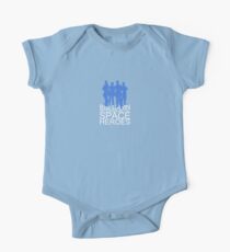 Big damn intergalactic space heroes. (Clothing/blue design) One Piece - Short Sleeve
