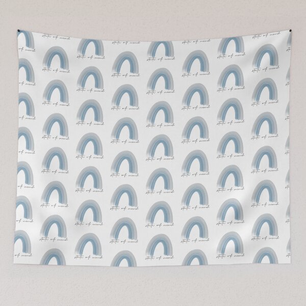 Item preview, A Rainbow State of Mind - Blue designed and sold by Sunny Side Up Creative.
