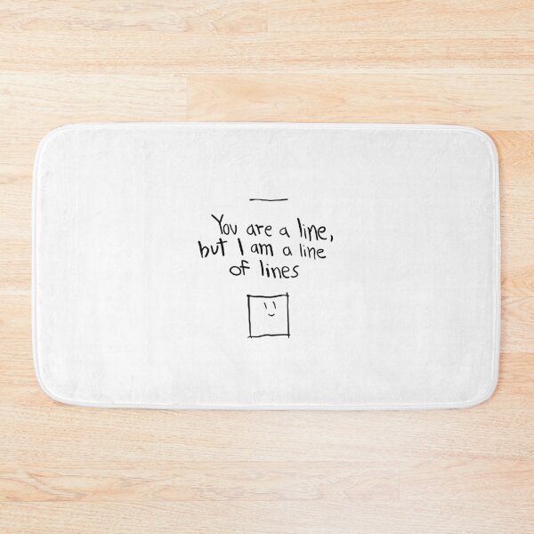 Item preview, Flatland - Square and Line designed and sold by WildOpus.