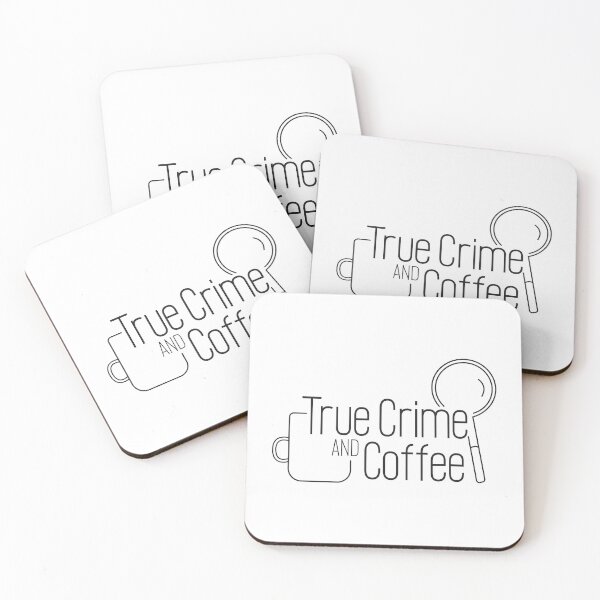 Item preview, True Crime and Coffee - Black on White designed and sold by M-lee400.