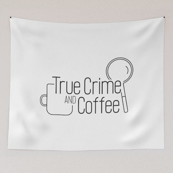 Item preview, True Crime and Coffee - Black on White designed and sold by M-lee400.