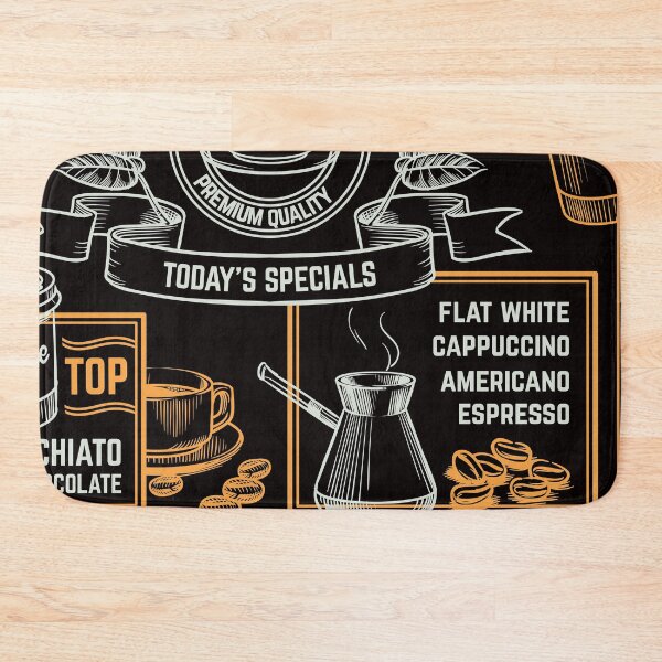 Item preview, Today`s special menu, Coffee house, premium quality, macchiato, hot chocolate, americano, espresso designed and sold by coffeeapparel.