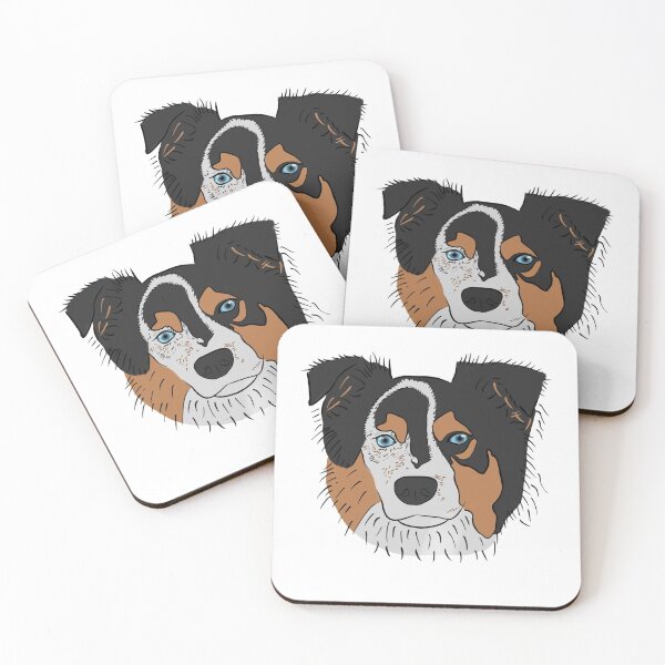 Item preview, Koda (Australian Shepherd) designed and sold by mnordycreations.