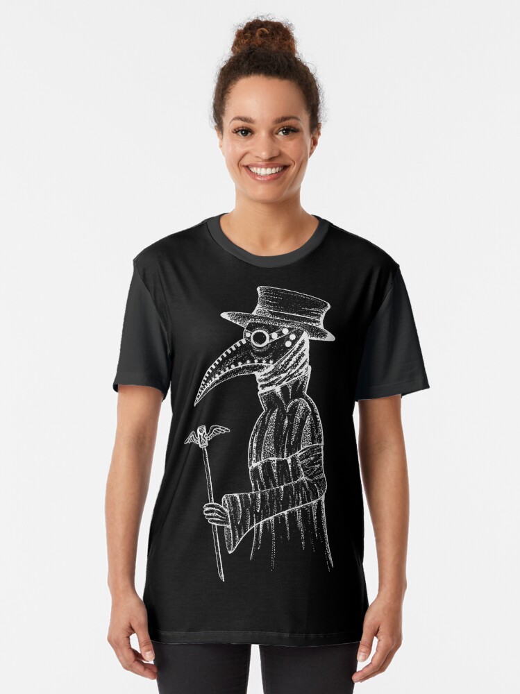 Alternate view of Plague Doctor Graphic T-Shirt