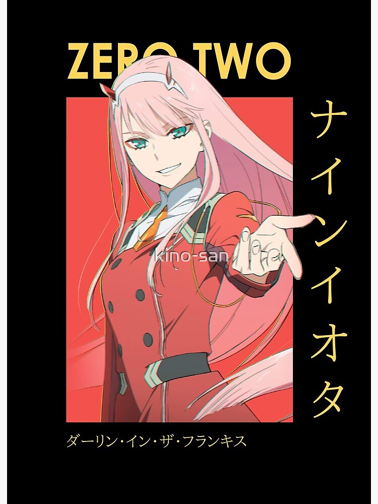 Anime T-Shirts Darling In The Franxx Zero Two Print Men Women