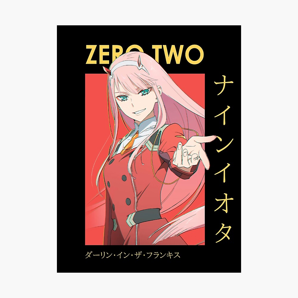 Zero Two 002 DARLING in the FRANXX Card Anime