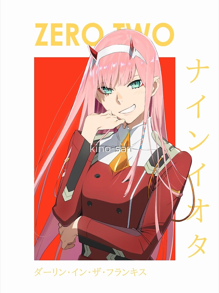 Zero two, Anime darling in the franxx! Poster for Sale by The