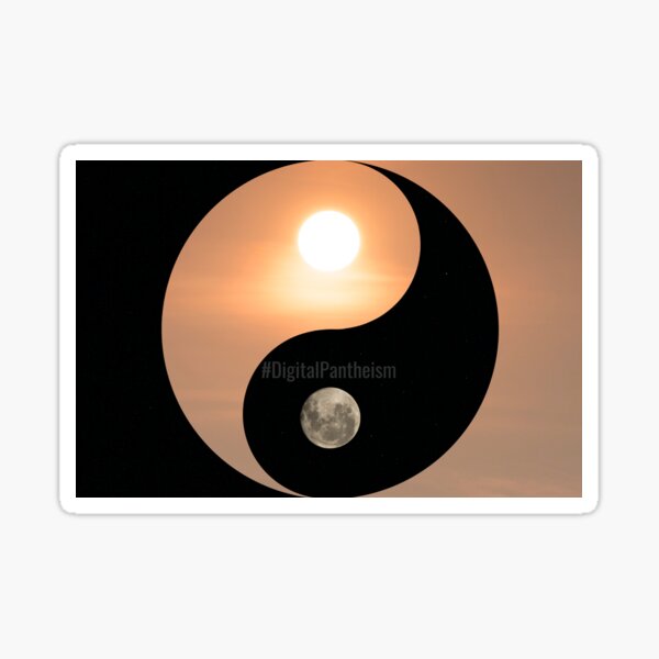 #DigitalPantheism Sticker