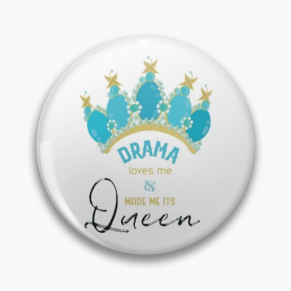 Item preview, Drama Queen Crown Illustration designed and sold by Norelli.