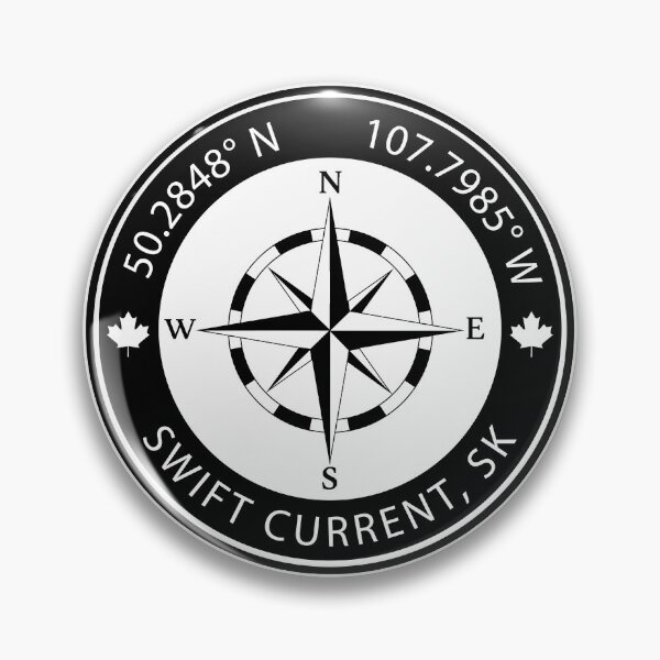 Item preview, Swift Current, Saskatchewan Geographical Coordinates designed and sold by TeeOhGraphics.