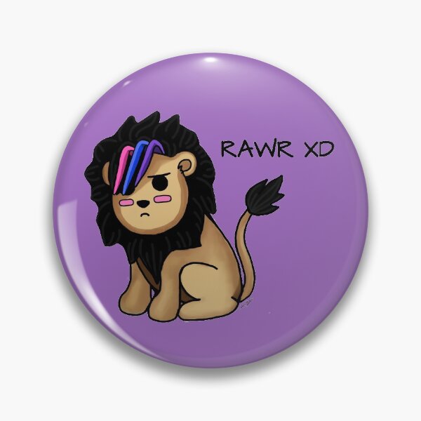 Item preview, Funny Emo Lion Cartoon, Rawr XD designed and sold by auristela.