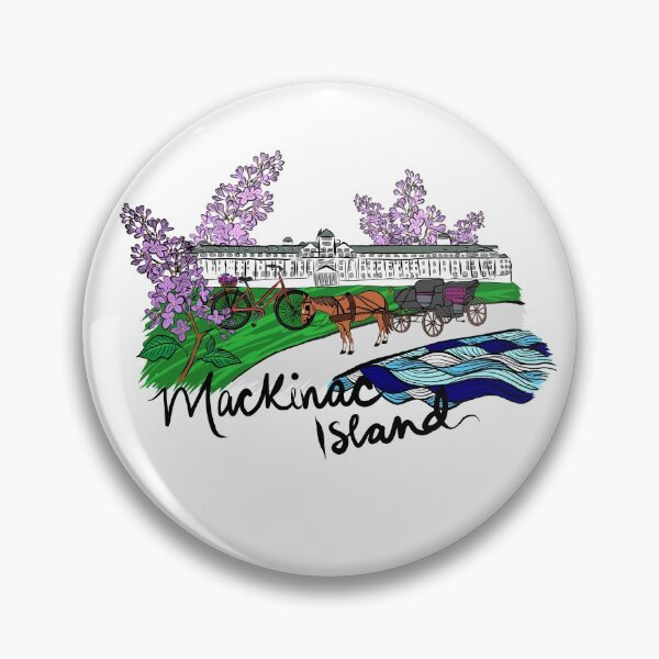 Item preview, Mackinac Island designed and sold by Rabble Rouser Arts.