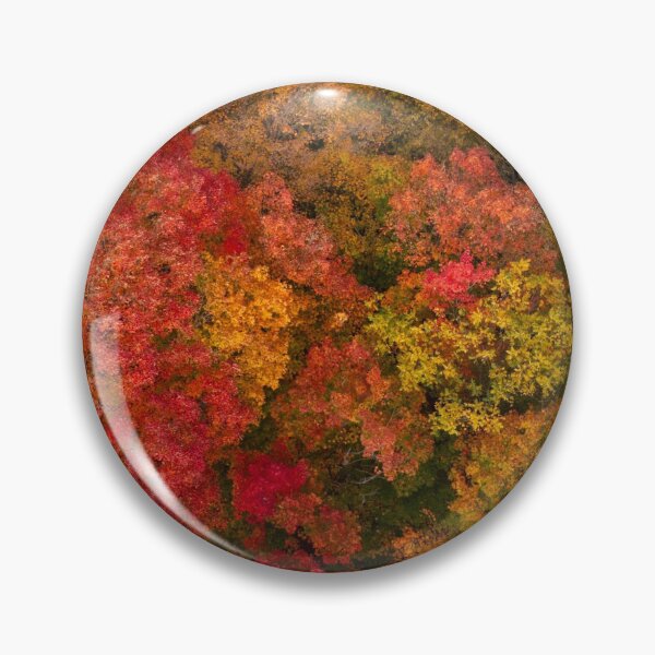 Item preview, Aerial view above a forest in Autumn designed and sold by celinebisson.