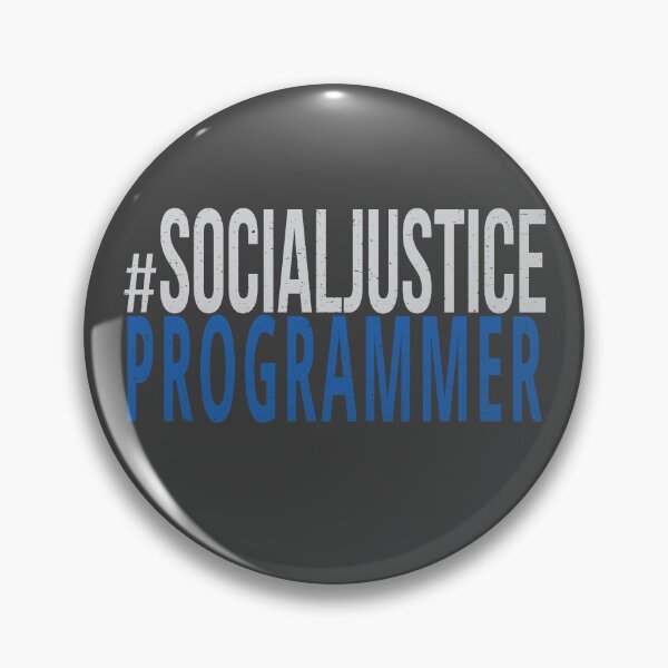 Item preview, #SocialJustice Programmer - Hashtag for the Resistance designed and sold by Ryphna.