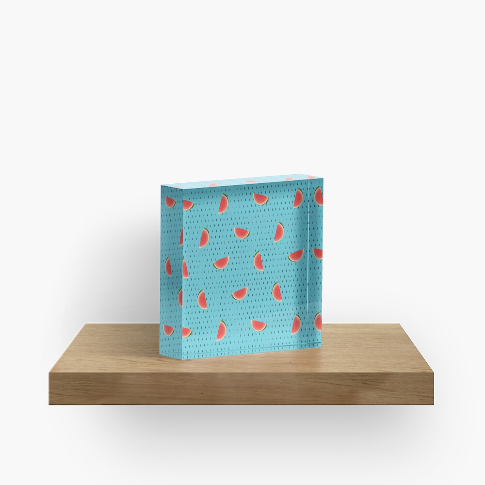 Fresh Watermelon Acrylic Block