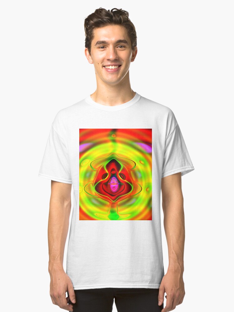 Alternate view of Psychedelic Goldfish Classic T-Shirt