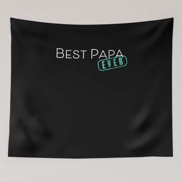 Item preview, Best Papa Ever Proved Blue Stamp designed and sold by mcshirtface.