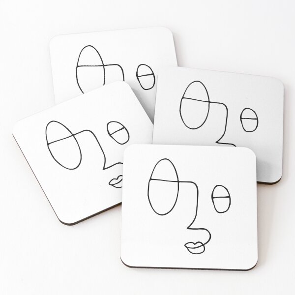 Item preview, Quirky Abstract Face with Sassy Eyes designed and sold by Kristen Lucero.