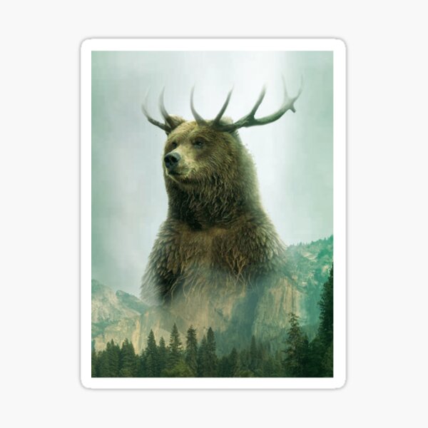 Bear mythical Sticker
