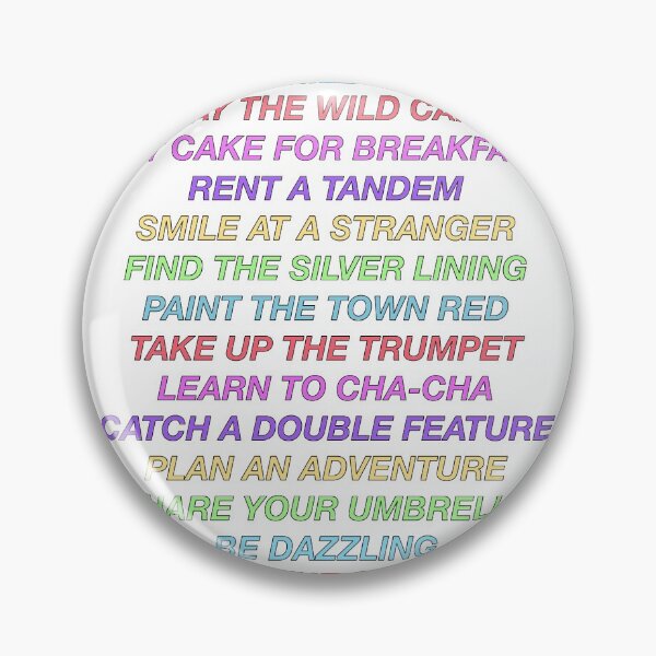 Item preview, random bucket list items designed and sold by 3meistudios.