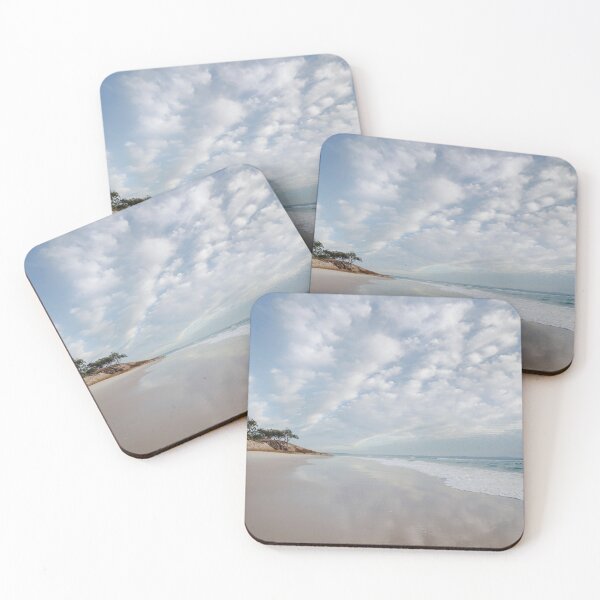 Item preview, Cotton-wool Clouds at Adder Rock Home Beach designed and sold by juliesisco.
