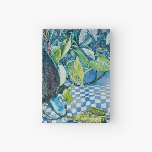 Who, Me? Naughty Cat Watercolor Painting Hardcover Journal