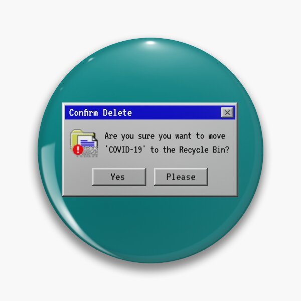 Artikelvorschau, COVID-19 Windows 95 Papierkorb entworfen und verkauft von aleyna22.