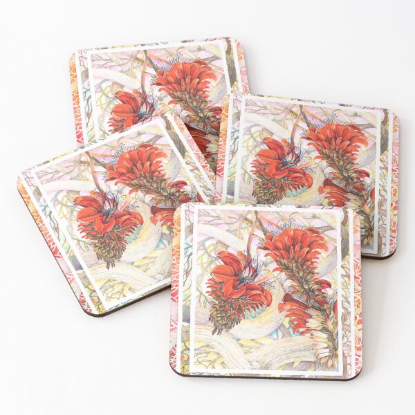 Item preview, Coralflowers Watercolor Painting designed and sold by DorteC.