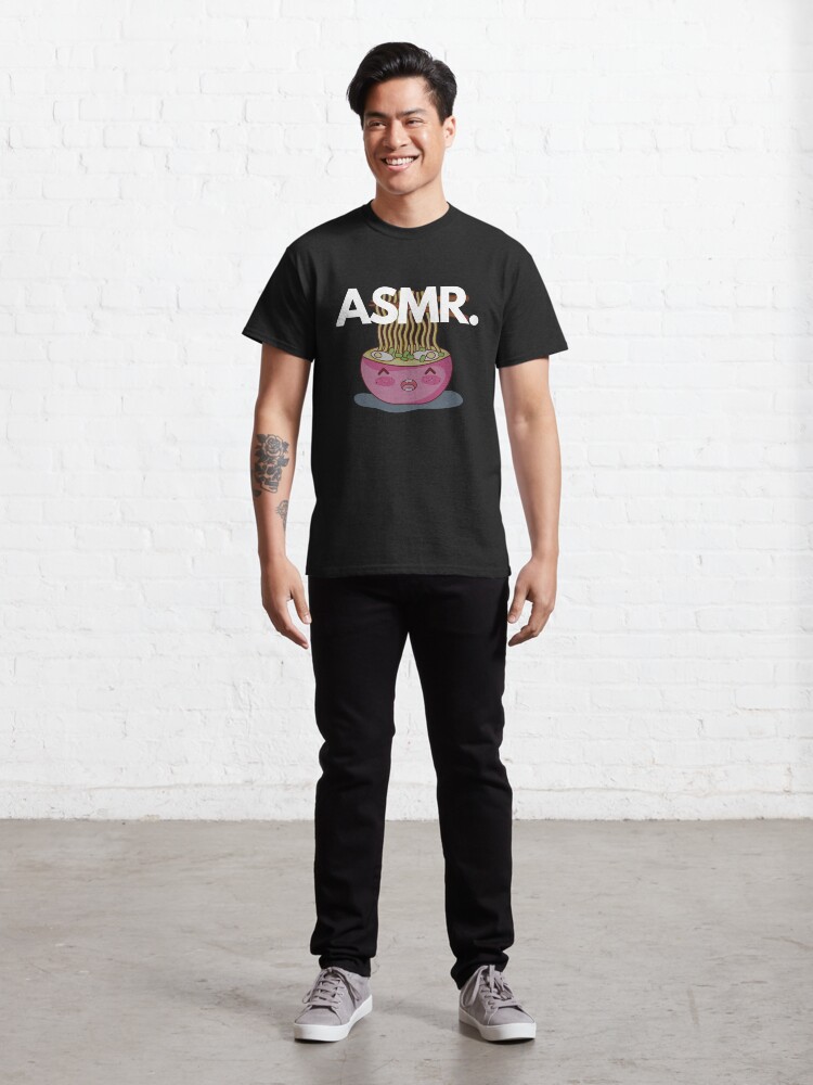 Thumbnail 3 of 7, Classic T-Shirt, ASMR Cute Noodle Bowl designed and sold by SBernadette.