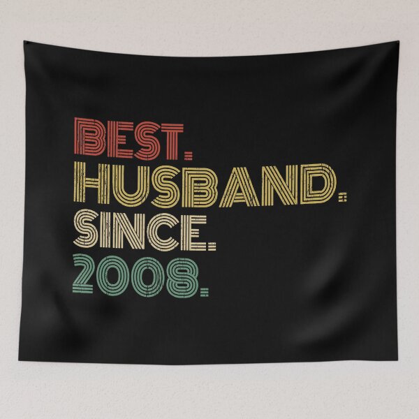 Item preview, Best Husband Since 2008 - Wedding Anniversary Gift designed and sold by nana1099.