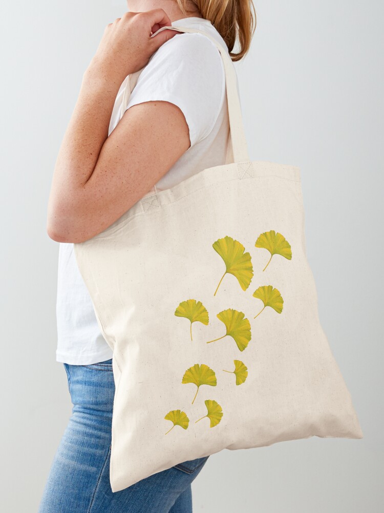 Biloba yellow leaves" Tote Bag by EmmeBi-graphic Redbubble