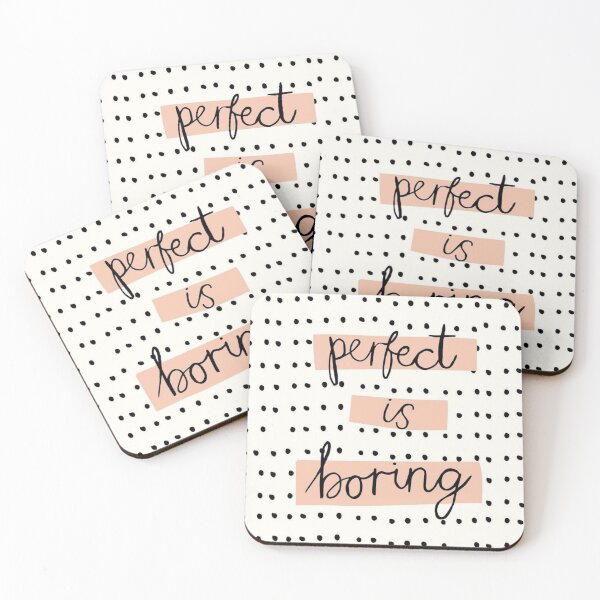 Item preview, perfect is boring designed and sold by Lovelife360.