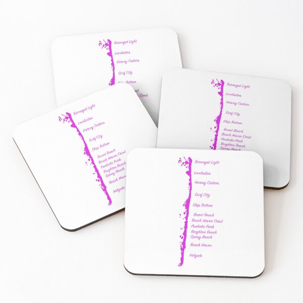 Item preview, LBI Towns Map designed and sold by marykatebuckman.