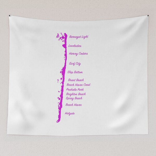 Item preview, LBI Towns Map designed and sold by marykatebuckman.