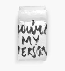 Du bist meine Person Bettbezug