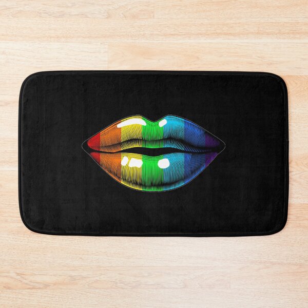 Item preview, Rainbow Gay Pride Comic Book Newspaper Lips Lip Bite designed and sold by Draculaura2009.