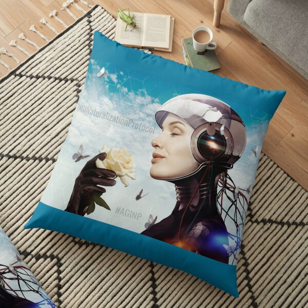 #AGINaturalizationProtocol Floor Pillow