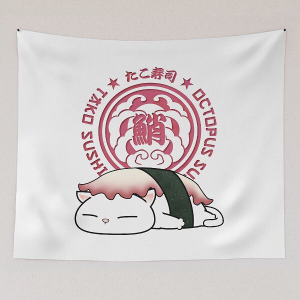 Item preview, Chubby Cats Octopus Sushi Cat  designed and sold by Takeda-art.