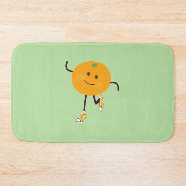 Item preview, Cute Running Orange designed and sold by Hedgie Designs.