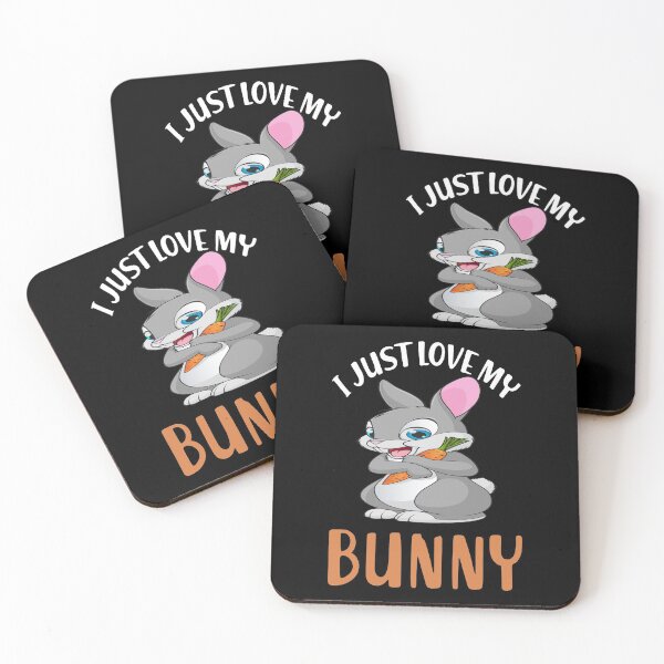 Item preview, I Just Love My Bunny designed and sold by ZEDSOU ⭐⭐⭐⭐⭐.