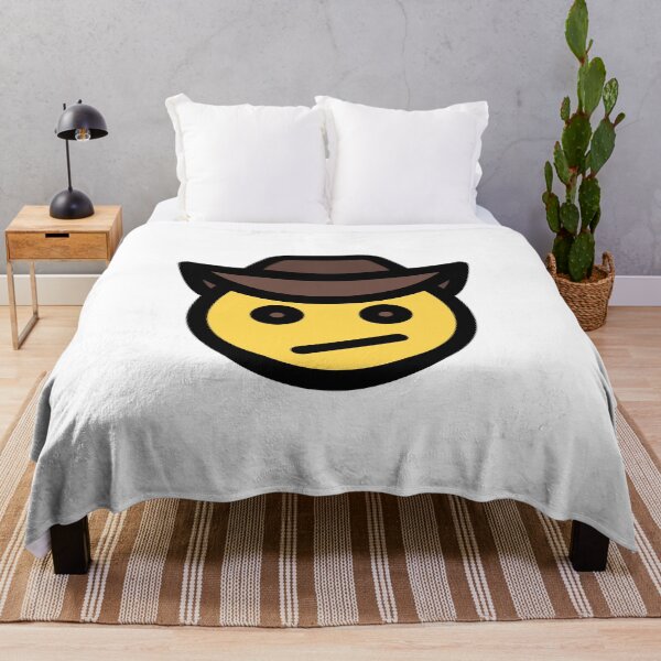Item preview, Cowboy emoji watercolor designed and sold by TextyQuotes.