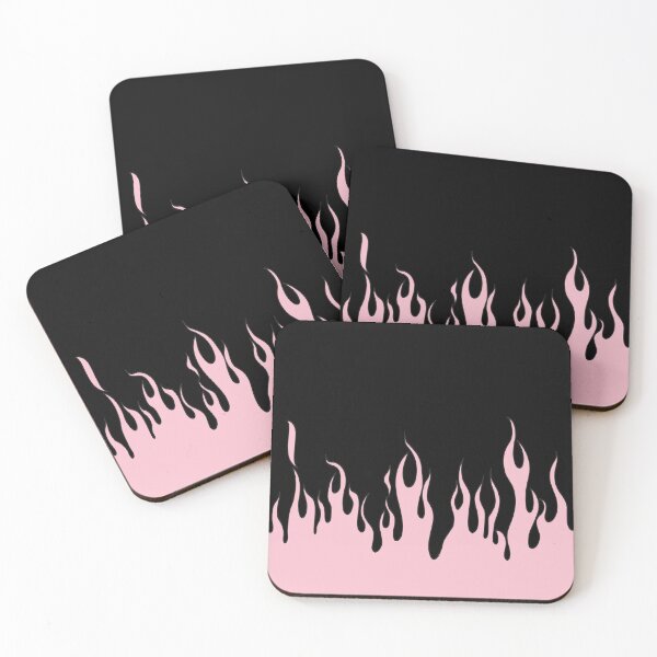 Item preview, Pink Flames - Black designed and sold by ThePinkVat.