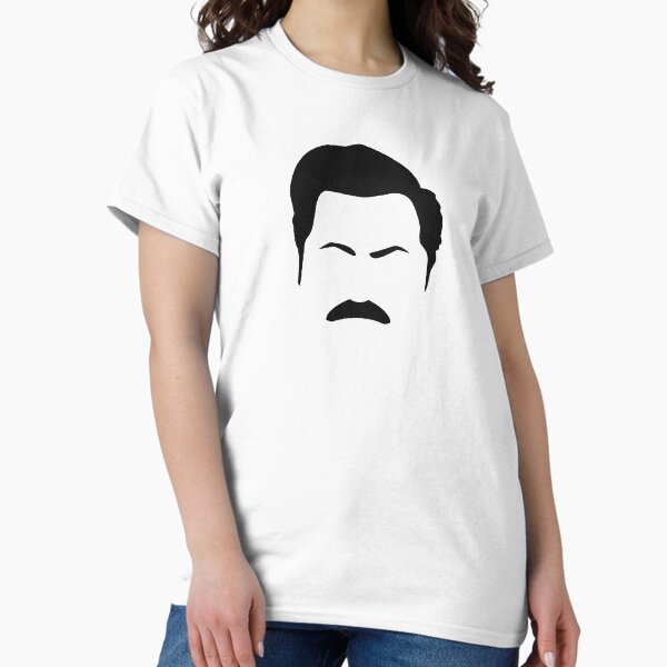Item preview, Minimalist Ron Swanson designed and sold by bibliophan.