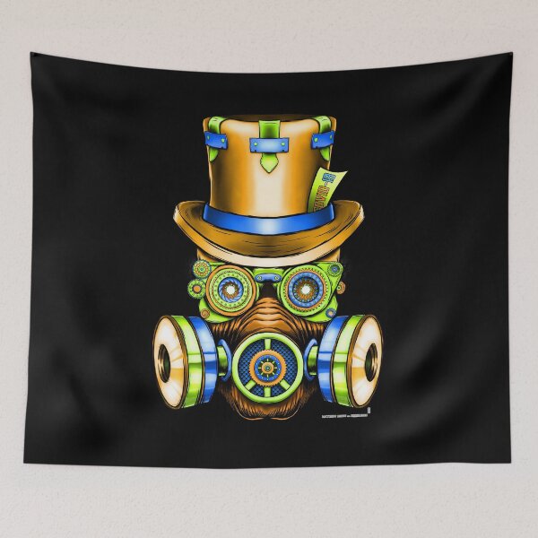 Item preview, COVID-19 Coronavirus Norovirus Steampunk Mask designed and sold by DooodleGod.