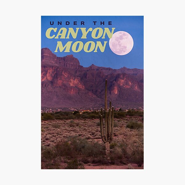 canyon moon Photographic Print