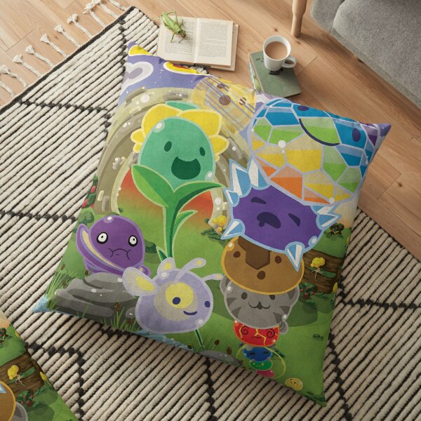 Slime Rancher All Slimes Collection Floor Pillow